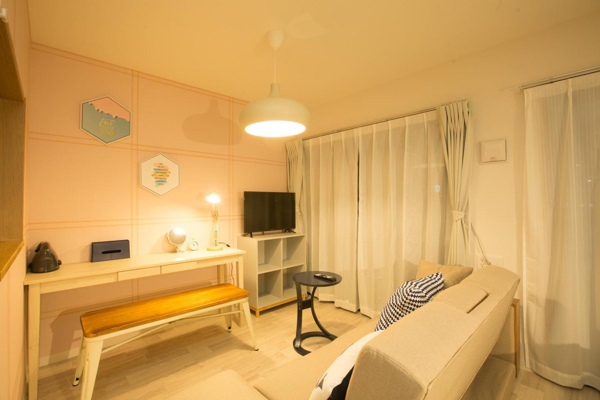 Апартаменти Sky Living Namba Осака Номер фото