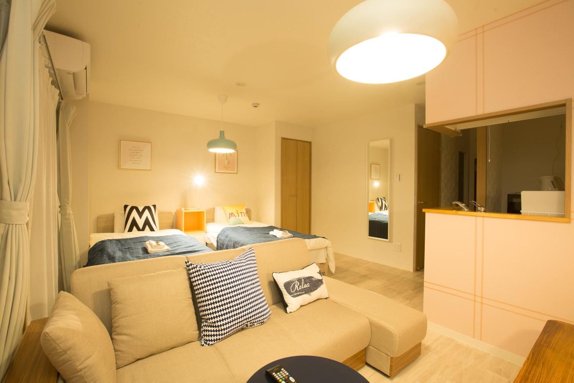 Апартаменти Sky Living Namba Осака Екстер'єр фото